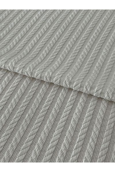Zeren Home بيكو بيبي منسوج من القطن مع تفاصيل بوم بوم مقاس 80 × 115 سم