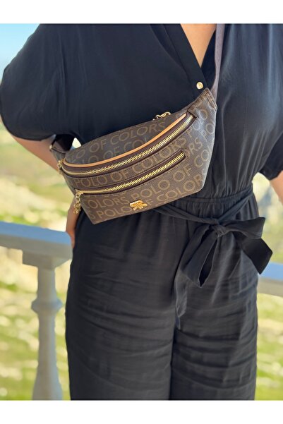 MONA KADIN GOLD DETAYLI BEL VE ÇAPRAZ ÇANTA