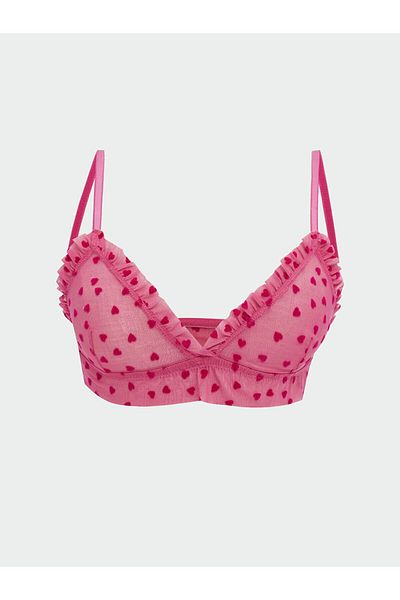 LC Waikiki Sutien fantezie cu model fără sârmă și fără căptușeală