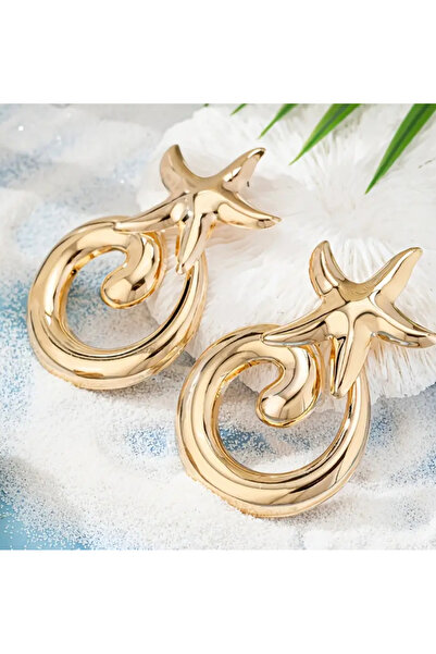 Atelier by Ece Gold Starfish Earrings