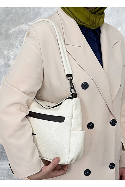 Nas Bag Yumuşak Deri Büyük Boy Baget Askılı Kadın Çanta