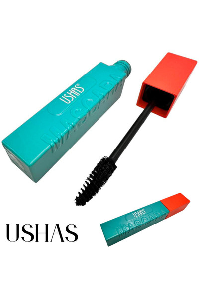 Ushas Mascara Ushas 05 negru intens cu tub colorat si efect de volum si alung...