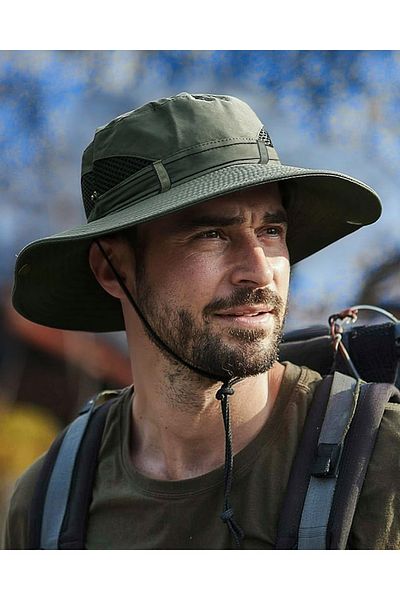 LAGRANZE Adjustable Hat for Men's Trekking and Camping