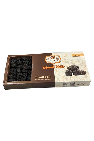 shuyukh coffee تمر عجوة المدينة 1000 غرام