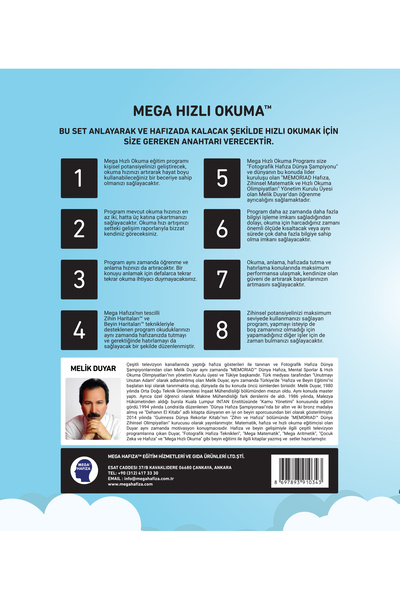 Mega Hafıza Mega Hızlı Okuma Seti - Online - Anlayarak Hızlı Okuma Eğitim Seti