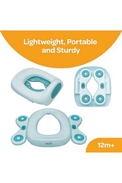 Moon Travel Baby Potty Seat with Disposable Bags - Portable and Sturdy - Lightweight 100%