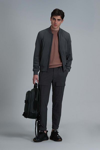 Lufian 111190332 Pantaloni de jogging de drum Pantaloni pentru bărbați, kaki