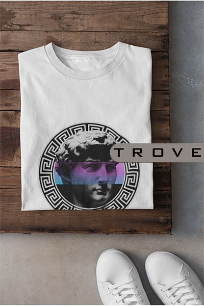 Pisa Art Unisex Γυναικεία Ανδρική Μυθολογία Artemis 100% βαμβακερή εμπριμέ μαύρη λευκή μπλούζα