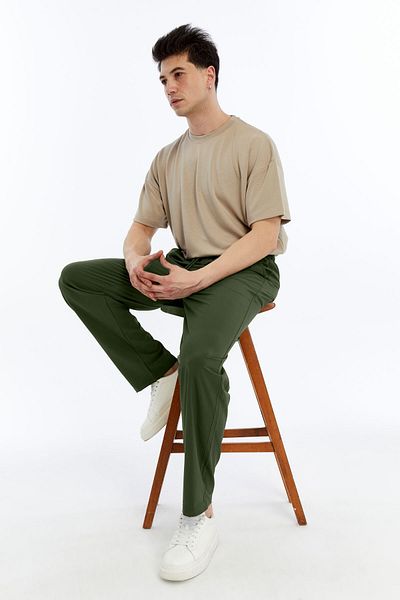OXVİN Ανδρικό υφασμάτινο αλεξίπτωτο BAGGY Loose Fit Φούτερ