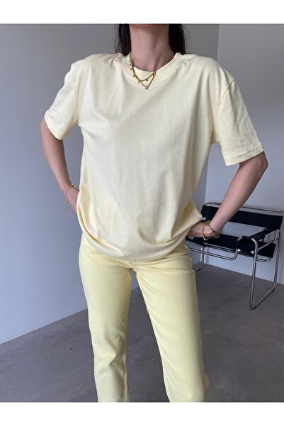 Bade Butik Tricou Nora Basic Galben