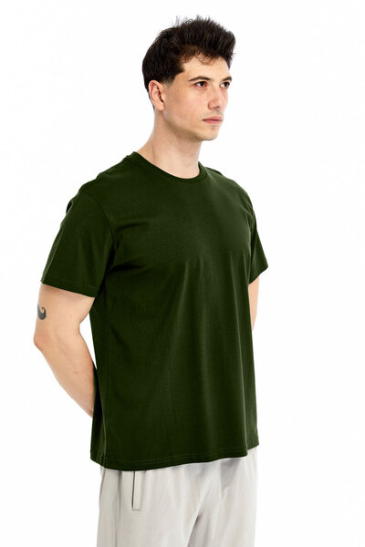 OXVİN Ανδρικό T-Shirt Μπλουζάκι από βαμβάκι και Modal Blend