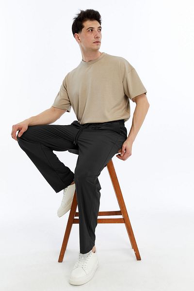 OXVİN Ανδρικό υφασμάτινο αλεξίπτωτο BAGGY Loose Fit Φούτερ