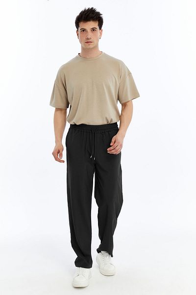 OXVİN Ανδρικό υφασμάτινο αλεξίπτωτο BAGGY Loose Fit Φούτερ