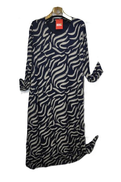 elma abone Plus Size Combed Cotton Dress