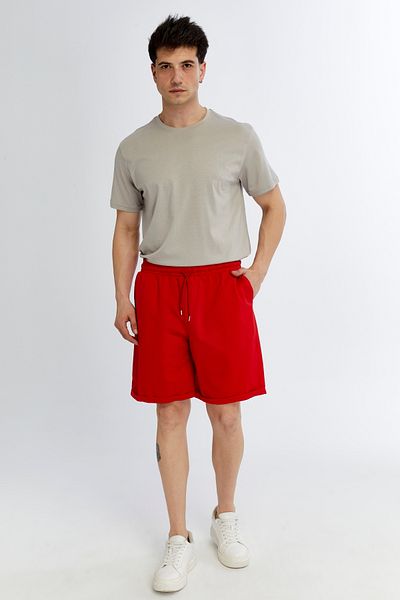 OXVİN Men's Modal Blend Double Leg Shorts
