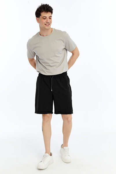 OXVİN Men's Modal Blend Double Leg Shorts