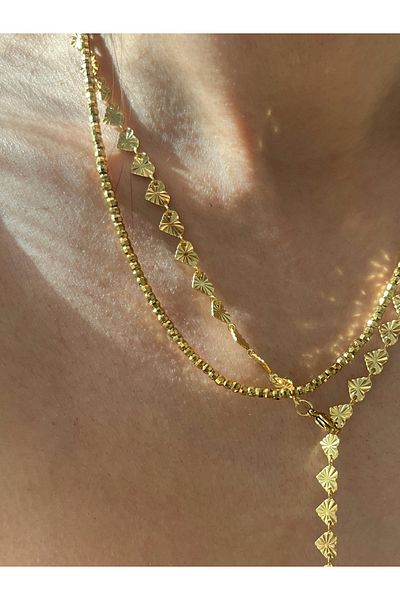 Hoop jewelery Steel Dorica Necklace