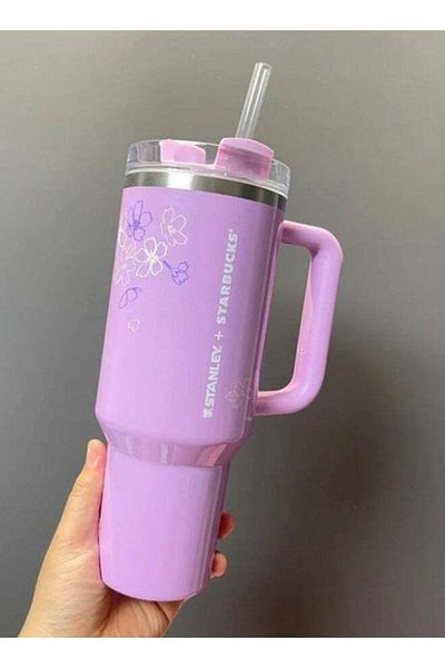 Stanley Quencher H2.0 FlowState Stainless Steel Vacuum Insulated Tumbler with Lid and Straw for Wate