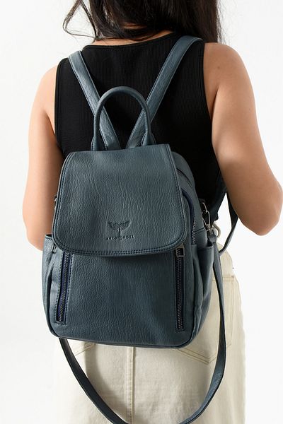 archangel Women's Backpack and Shoulder Bag Blue