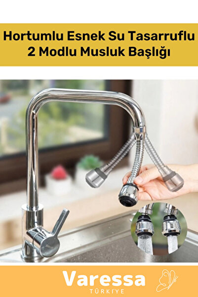 Genel Markalar 1 Adet Özel Seri Dayanıklı Spiral 360°Dönebilen Hortumlu Esnek...