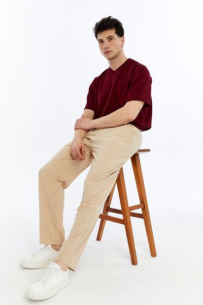 OXVİN Ανδρικό υφασμάτινο αλεξίπτωτο BAGGY Loose Fit Φούτερ