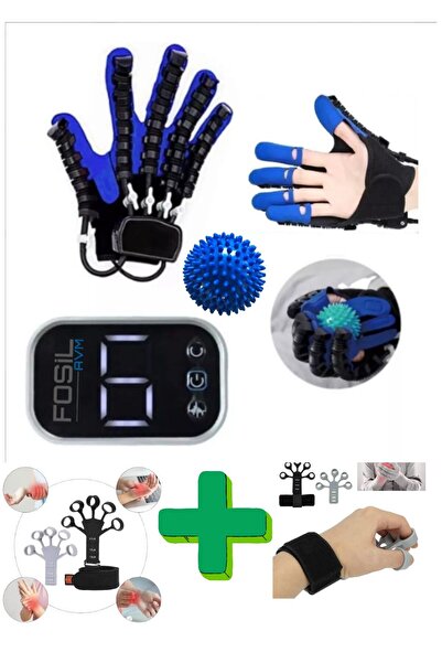 FOSILAVM İnme ve El Kas Güçlendirme robot eldiven egzersiz Cihazı SoL El