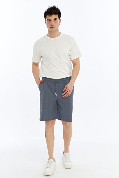 OXVİN Ανδρικό σορτς με λεπτό ύφασμα αλεξίπτωτο με άνετο σχήμα