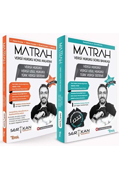 Genel Markalar Temsil 2025 Bas. MATRAH Vergi Hukuku Konu + Soru Bankası Set