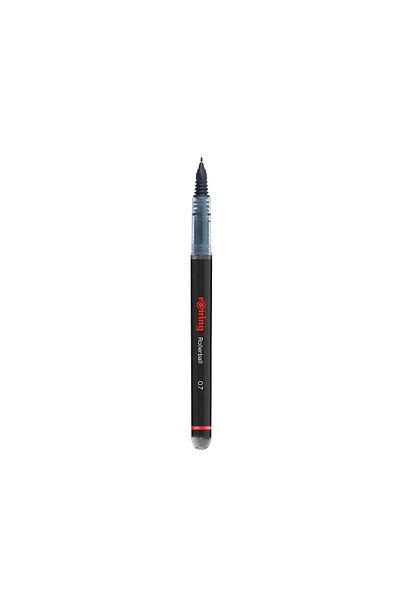 Rotring Rollerball Pen,0.7 Mm, Black, Quick Dry Ink, Abs Body