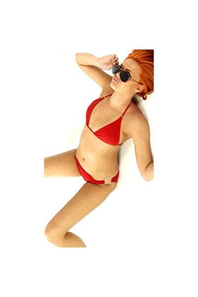Narnuga B 120606   Fire Red Bikini Set