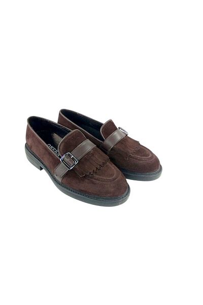 Oneka Shoes 420525Pty9658 Men's Casual Tassel Brown Suede