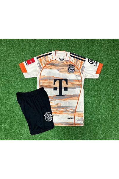 MONTENERO Bayern Munich 2025/26 New Season Harry Kane Away Kids Jersey Set of 2