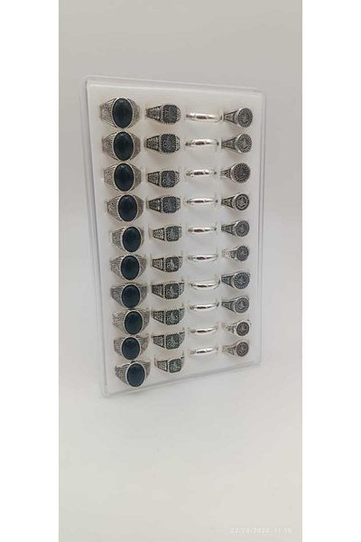 semazen Hajj-Umrah Gift 40 Pieces Men's Ring Set