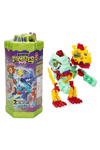 Eng Sil 88694 Biopod Zombies Inmotion Dual Dinosaur Robot with Sound and Light