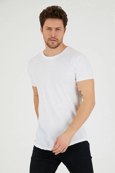 khalif Men's Crew Neck Slim T-Shirt