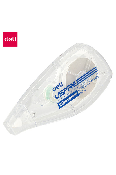 Deli شريط تصحيح EH20301، 5 مم × 20 م، أزرق/رمادي - مثالي للاستخدام في المدرسة...
