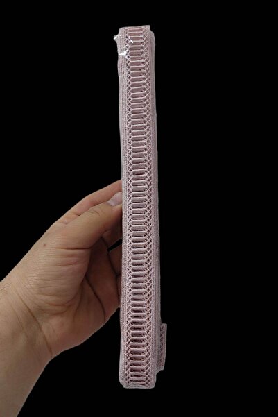 DUAYEN Güpür Dantel Parlak Merdiven Kenar Ara Desen 8 Metre
