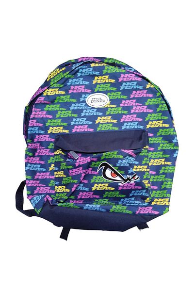 No Fear School Bag 03517 Color Print Double Compartment
