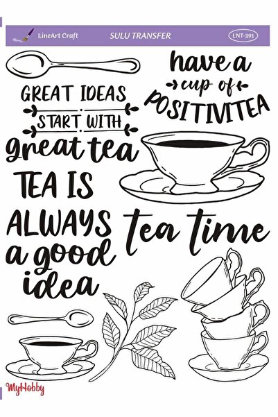 LİNEART Lineart Sulu Transfer No:LNT391 25x35cm