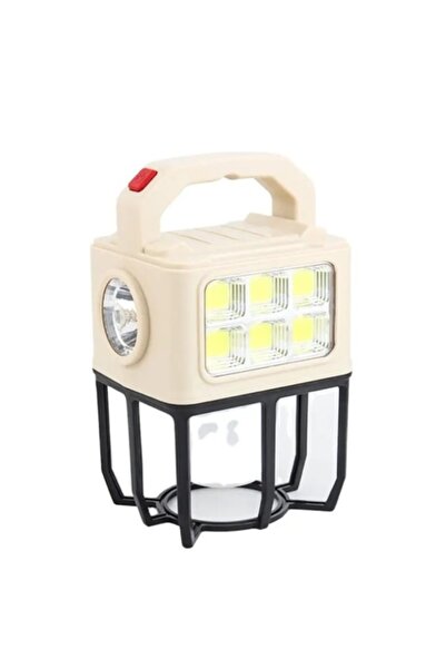 FOXMAG24 Соларен фенер, двоен LED, 3 режима, топла/студена светлина, 20x12x12...