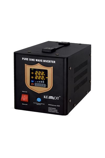 Kemot Pure Sine Wave UPS - 12V / 300W / Black