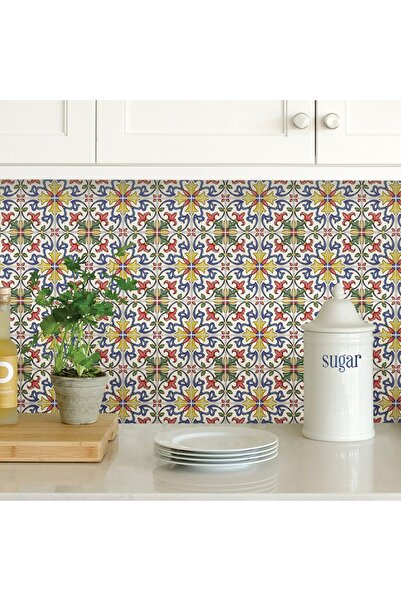 Rabadon ملصق تغليف بلاط رخامي لاصق لسطح المطبخ مقاس 60 سم × 100 سم