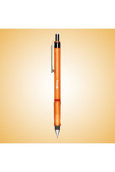 Rotring Visuclick Versatil Pen, 0.7 Mm, Orange, Ergonomic Structure