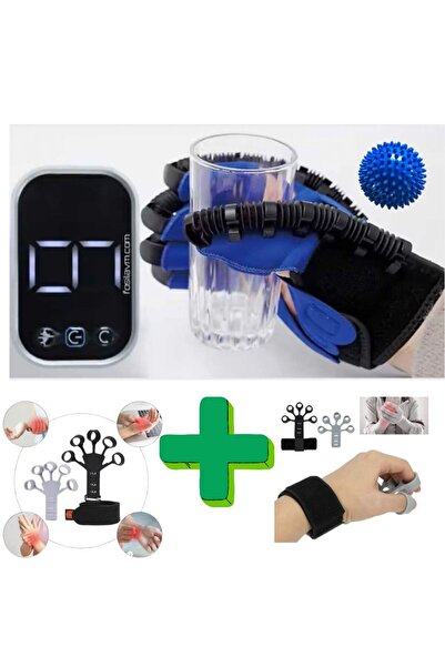 FOSILAVM Rehabilitasyon İçin Akıllı Robotik El Egzersiz Cihazı Sol El