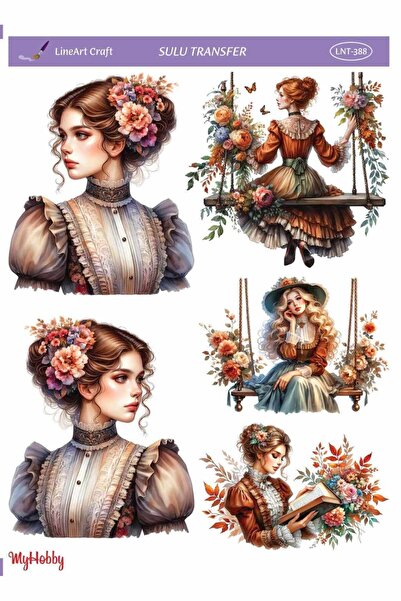 LİNEART Lineart Water Transfer No:Lnt388 25X35Cm