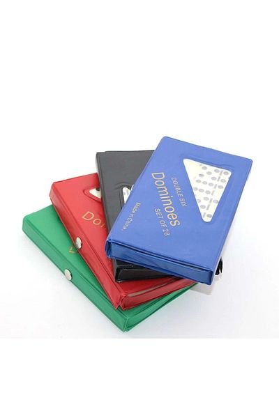 Rose La Belles Dominoes with Plastic Box