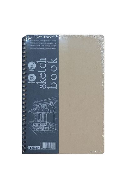mcolor Notebook Kraft 17X24 100 Yp Flat