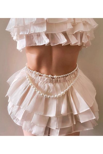SmY Bag Design Belt with Pearls 70 cm Plus 30 cm Extension Chain Pay Attention to the Size
