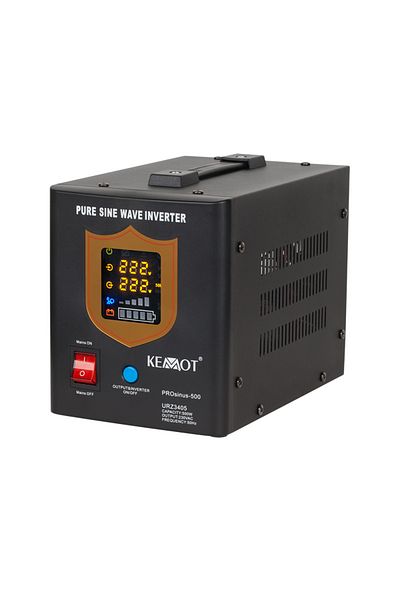 Kemot Pure Sine Wave UPS - 12V / 500W / Black