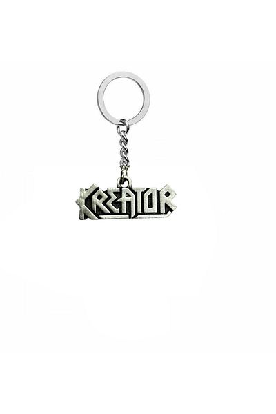 Herşey Nota Kreator Thrash Metal Band Logo Keychain – Unisex Accessory